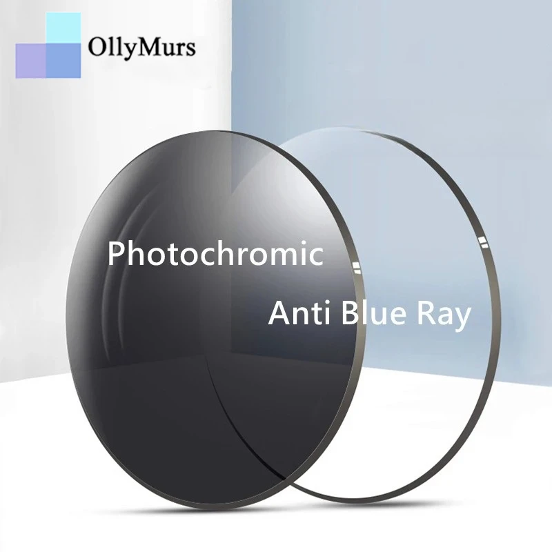 OLLYMURS 1.56/1.61/1.67/1.74 Anti-blue Light Photochromic Optical Lenses HD Anti-reflection Anti-scratch Myopia Hyperopia Lens
OLLYMURS 1.56/1.61/1.67/1.74 Anti-blue Light Photochromic Optical Lenses HD Anti-reflection Anti-scratch Myopia Hyperopia Lens