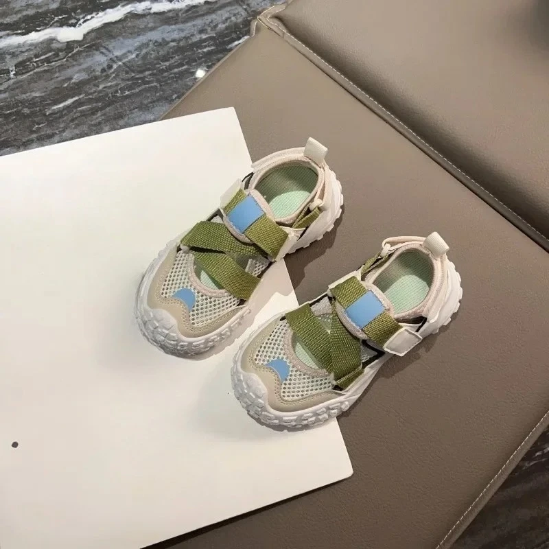 Children Sports Sandals Mesh Breathable Kids Casual Shoes Non-slip Soft Bottom 2025 Summer New Boys Girls Tennis Shoes Trendy
Children Sports Sandals Mesh Breathable Kids Casual Shoes Non-slip Soft Bottom 2025 Summer New Boys Girls Tennis Shoes Trendy