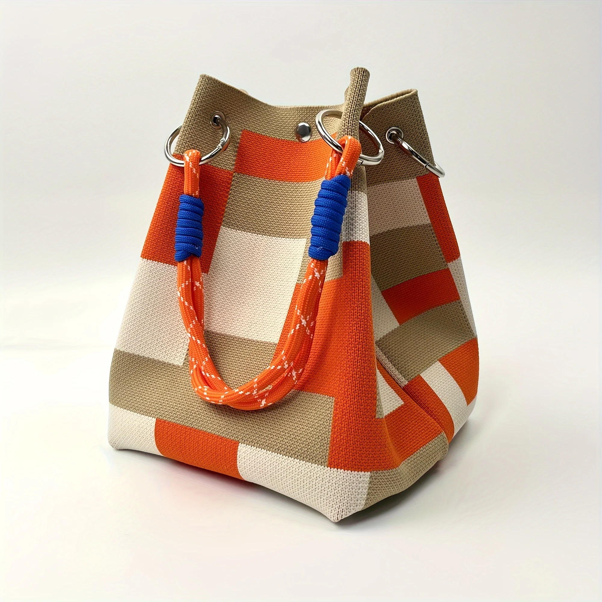 Women's Multicolored Handbag with Buckle Closure Adjustable Shoulder Strap Spacious Tote Bags for Women Work Travel Clutch Purse
Women's Multicolored Handbag with Buckle Closure Adjustable Shoulder Strap Spacious Tote Bags for Women Work Travel Clutch Purse
