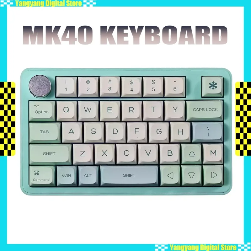 MK40 Mechical Keyboard Macro Programming ABS Hot Swap Wired Knob Left-Hand Mechanical Keyboard RGB Custom PC Accessories Gifts
MK40 Mechical Keyboard Macro Programming ABS Hot Swap Wired Knob Left-Hand Mechanical Keyboard RGB Custom PC Accessories Gifts