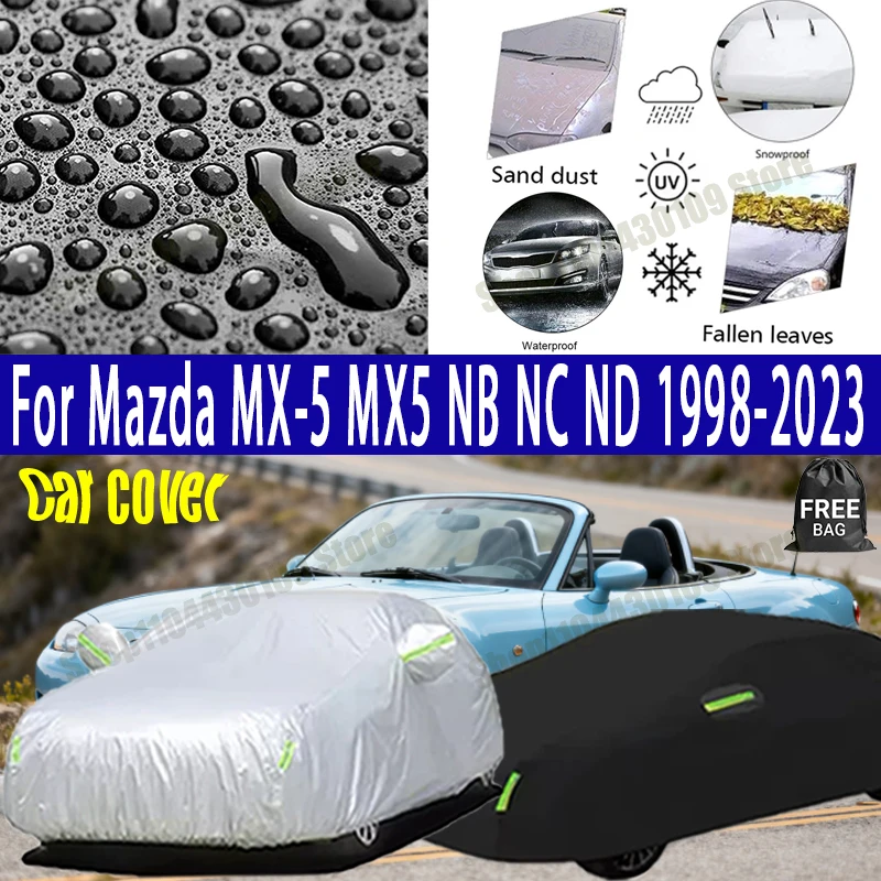 Чехол для автомобиля Mazda MX-5 MX5 NB NC ND 1998-2023, зимний и летний, защита от снега и пыли, водонепроницаемый, солнцезащитный, защита от ультрафиолета.
Чехол для автомобиля Mazda MX-5 MX5 NB NC ND 1998-2023, зимний и летний, защита от снега и пыли, водонепроницаемый, солнцезащитный, защита от ультрафиолета.