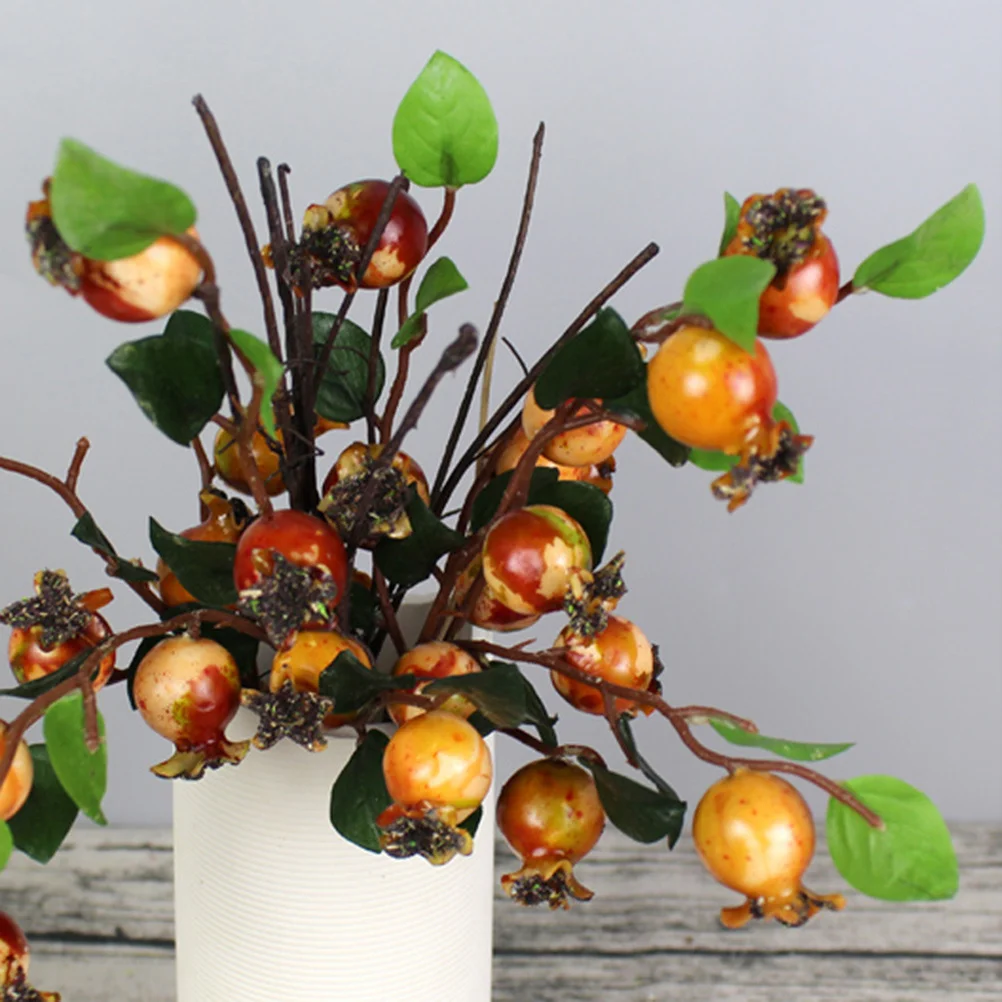 Artificial Rosehip Berries Yellow Simulation Pomegranate Flower For Diy Floral Arrangements Christmas Picks Decor 
Artificial Rosehip Berries Yellow Simulation Pomegranate Flower For Diy Floral Arrangements Christmas Picks Decor