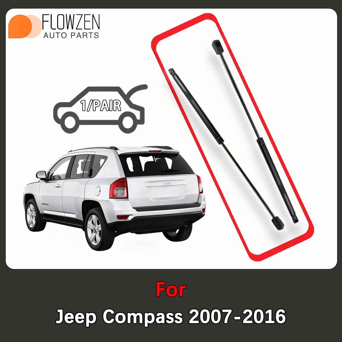 Trunk Gas Struts Spring Bar For Jeep Compass 2007-2016 Rear Shock Strut Bar Pressure Rod OE 6197 SG314041 95278 05109514AB
Trunk Gas Struts Spring Bar For Jeep Compass 2007-2016 Rear Shock Strut Bar Pressure Rod OE 6197 SG314041 95278 05109514AB