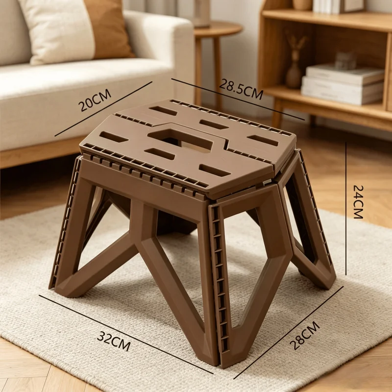 Portable Folding Outdoor Stool, High Load Bearing Durable Small Chair for Fishing Beach Camping BROWN
Portable Folding Outdoor Stool, High Load Bearing Durable Small Chair for Fishing Beach Camping BROWN
