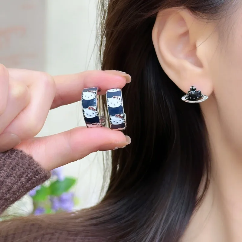 Sweet Hello Kitty Anime Kawaii Ins Fashion MINISO Earring Studs Pendant Cute Cartoon Female Matching Earrings Gifts Toys
Sweet Hello Kitty Anime Kawaii Ins Fashion MINISO Earring Studs Pendant Cute Cartoon Female Matching Earrings Gifts Toys