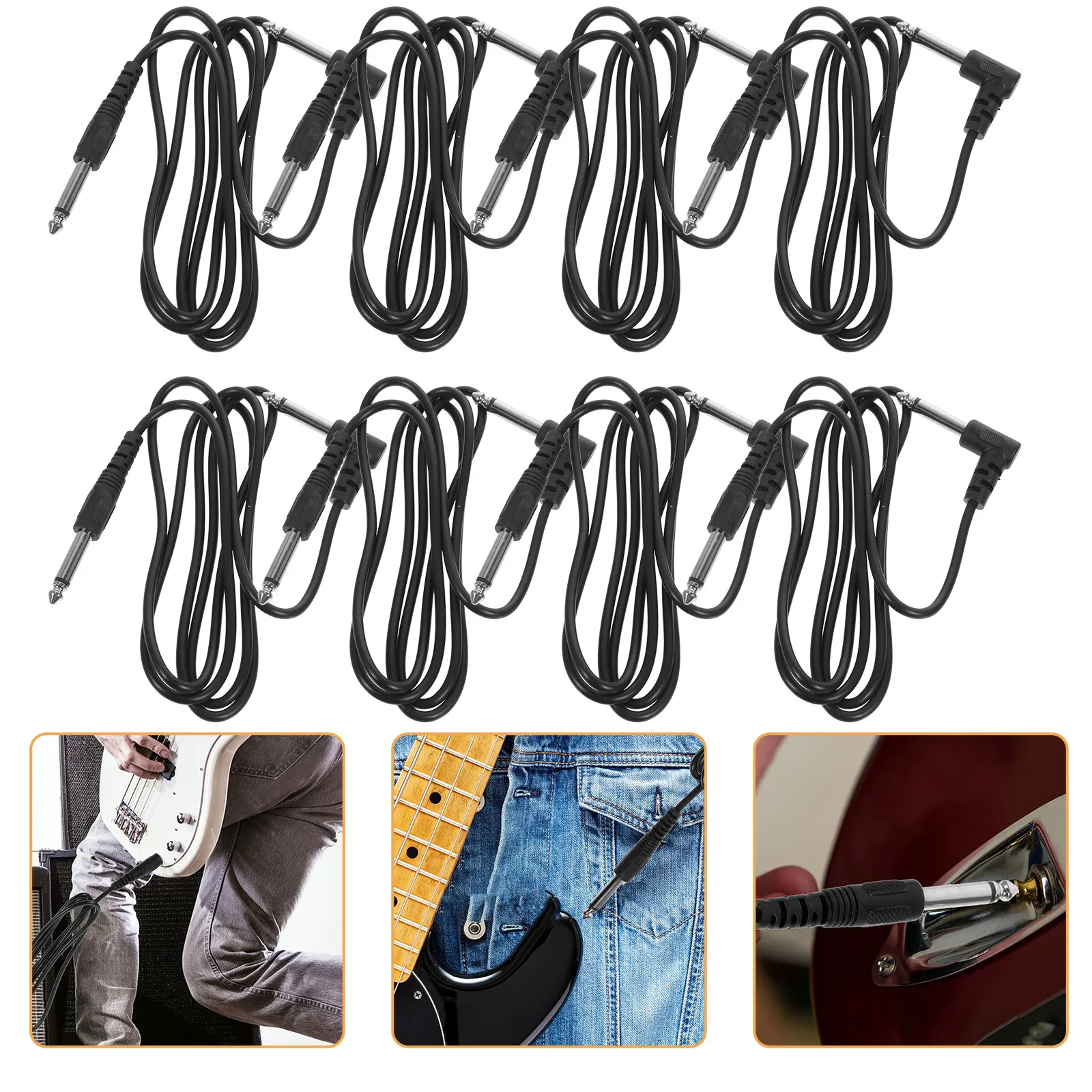 8Pcs 6.35mm Guitar Cords Electric Guitar Amp Cable Rubber Insulation Safe Use Long Lifespan Instrument Cables Instrument Cable
8Pcs 6.35mm Guitar Cords Electric Guitar Amp Cable Rubber Insulation Safe Use Long Lifespan Instrument Cables Instrument Cable