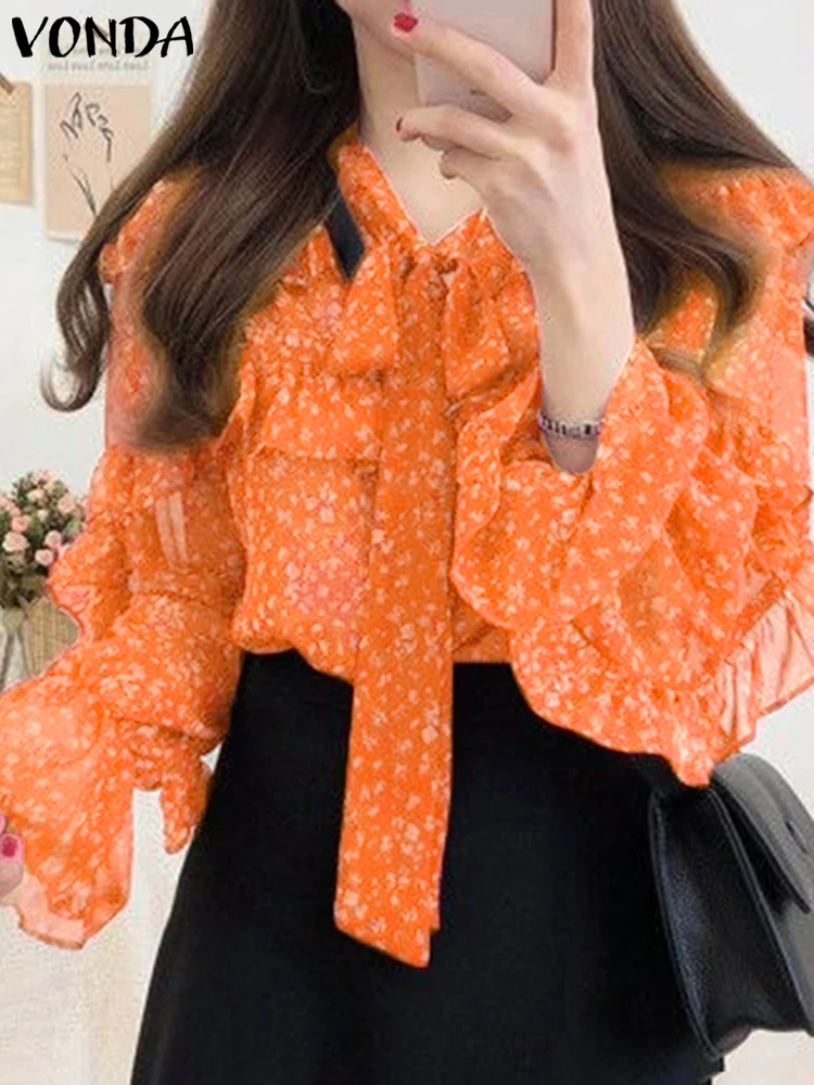 Elegant Ruffled Shirts 2025 Female Printed Tops Summer OL Work Blouse Bow Tunic Femininas Blusas Oversize Blusas Bohemian
Elegant Ruffled Shirts 2025 Female Printed Tops Summer OL Work Blouse Bow Tunic Femininas Blusas Oversize Blusas Bohemian