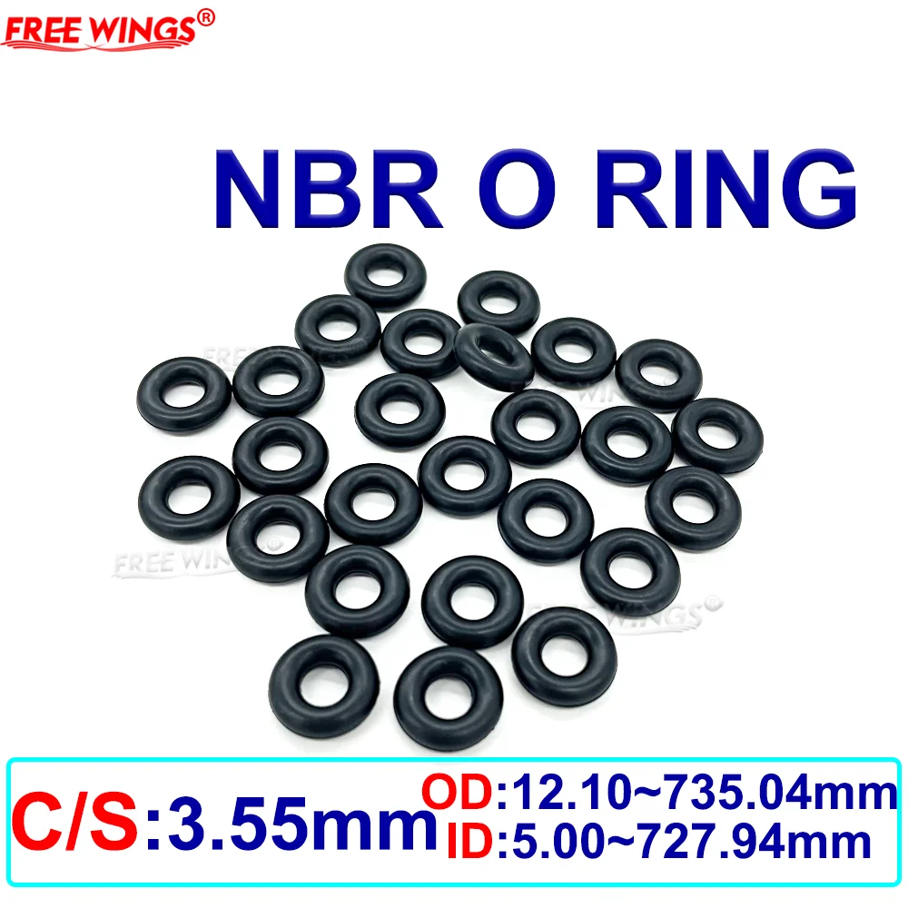 NBR O ring Seal CS3.55mm Thickness OD12.10mm~735.04mm High temperature resistance, acid and alkali resistance, customizable
NBR O ring Seal CS3.55mm Thickness OD12.10mm~735.04mm High temperature resistance, acid and alkali resistance, customizable