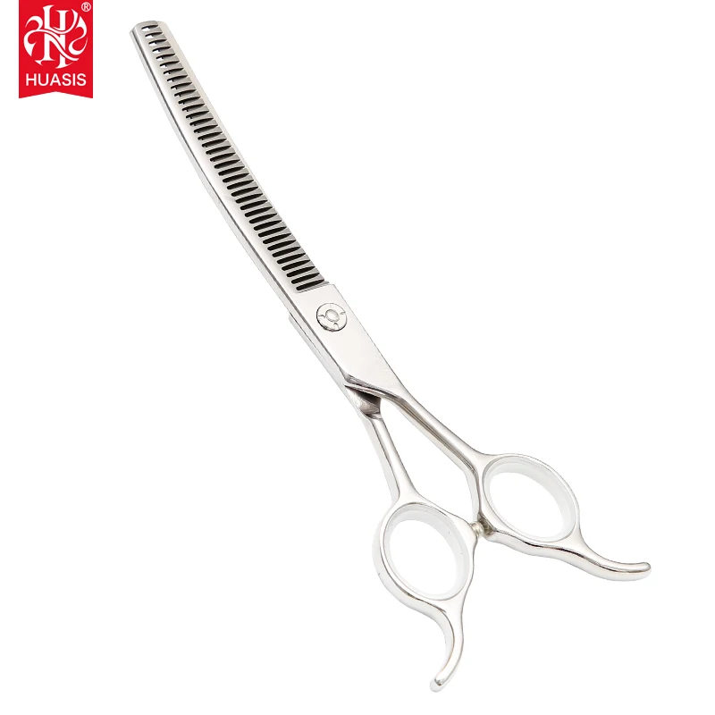 7inch Stainless Steel Right-Handed Upward Curved Dog Grooming Scissors Thinning Texturizing Shears Professional Safety
7inch Stainless Steel Right-Handed Upward Curved Dog Grooming Scissors Thinning Texturizing Shears Professional Safety