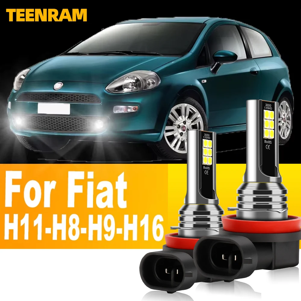 2x Led Fog Lights H11 H8 H16JP Car Front Bulb 6000K Diode Driving Running Lamp 3030SMD 12V For Fiat Punto Evo Bravo Tipo
2x Led Fog Lights H11 H8 H16JP Car Front Bulb 6000K Diode Driving Running Lamp 3030SMD 12V For Fiat Punto Evo Bravo Tipo