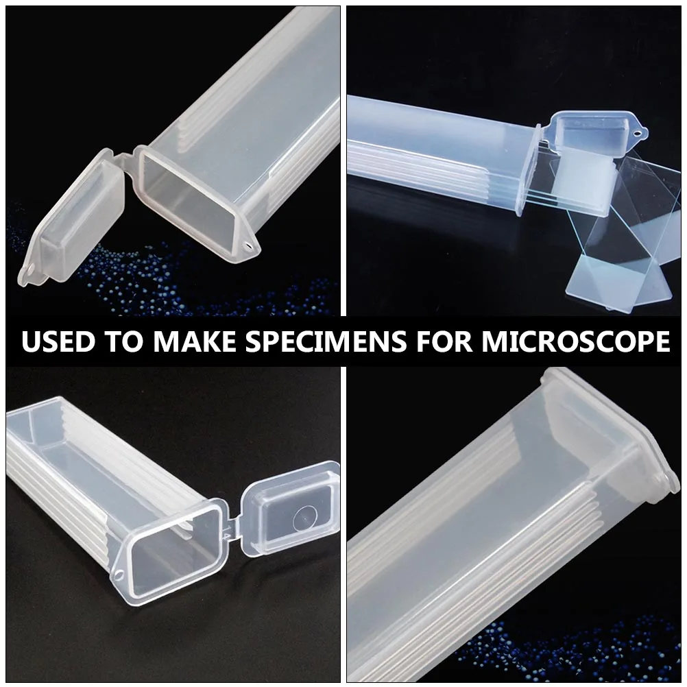 50 Pcs Glass Case Holder Pathological Microscope Storage PP Material Large Snaps Safe Teaching Equipment
50 Pcs Glass Case Holder Pathological Microscope Storage PP Material Large Snaps Safe Teaching Equipment
