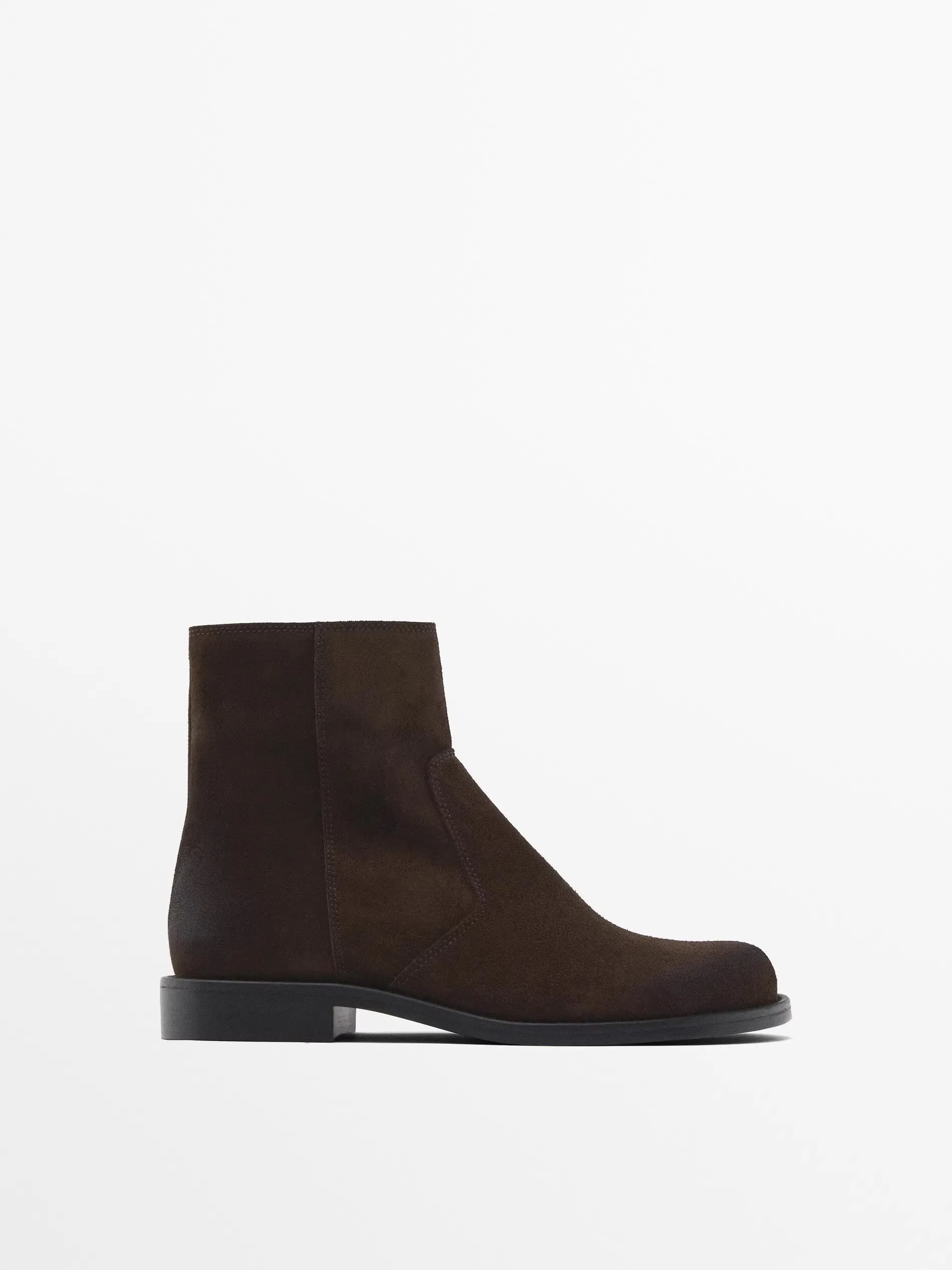 Geniue Leather Cow Suede Flat Botton Ankle Boots Round Toed Side Zip Comfortable Great Brown Chelsea Boots For Spring And Autumn
Geniue Leather Cow Suede Flat Botton Ankle Boots Round Toed Side Zip Comfortable Great Brown Chelsea Boots For Spring And Autumn