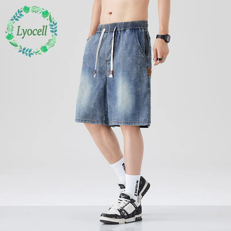 High Quality Brand Clothing Summer Denim Shorts Men Lyocell Fabric Baggy Breathable Casual Pants Work Bermuda Board Jeans Jorts
High Quality Brand Clothing Summer Denim Shorts Men Lyocell Fabric Baggy Breathable Casual Pants Work Bermuda Board Jeans Jorts