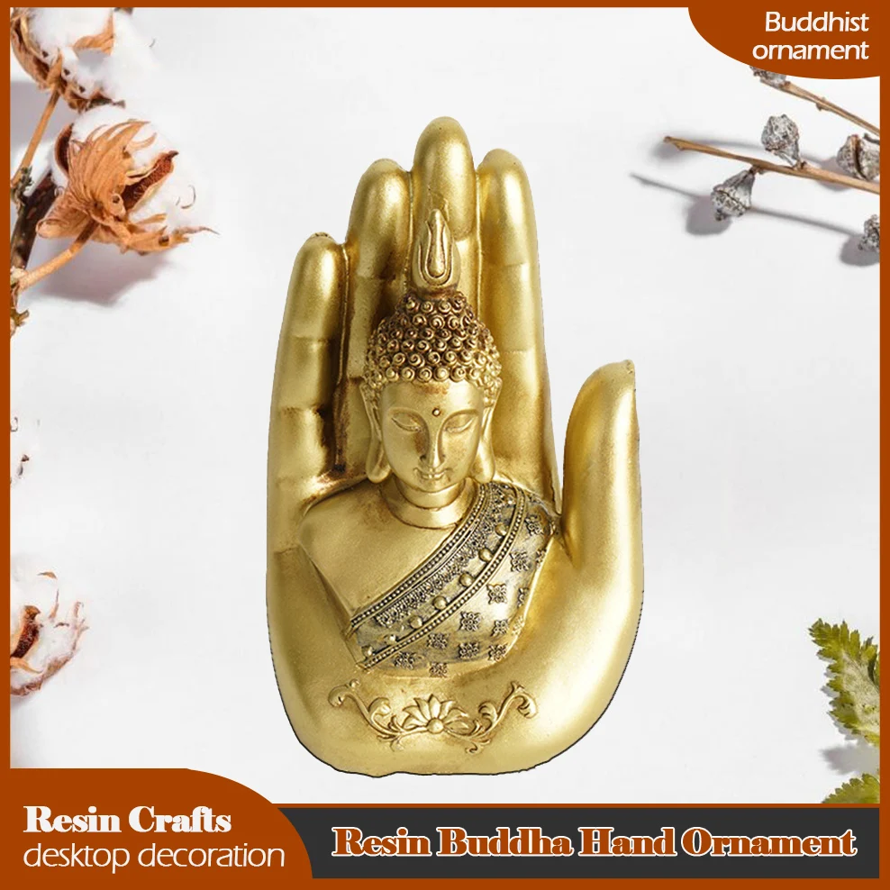 Buddha Statue Ornament Golden Palm The Buddha Resin Crafts Living Room Office Study Room Desktop Decoration Home Decor
Buddha Statue Ornament Golden Palm The Buddha Resin Crafts Living Room Office Study Room Desktop Decoration Home Decor