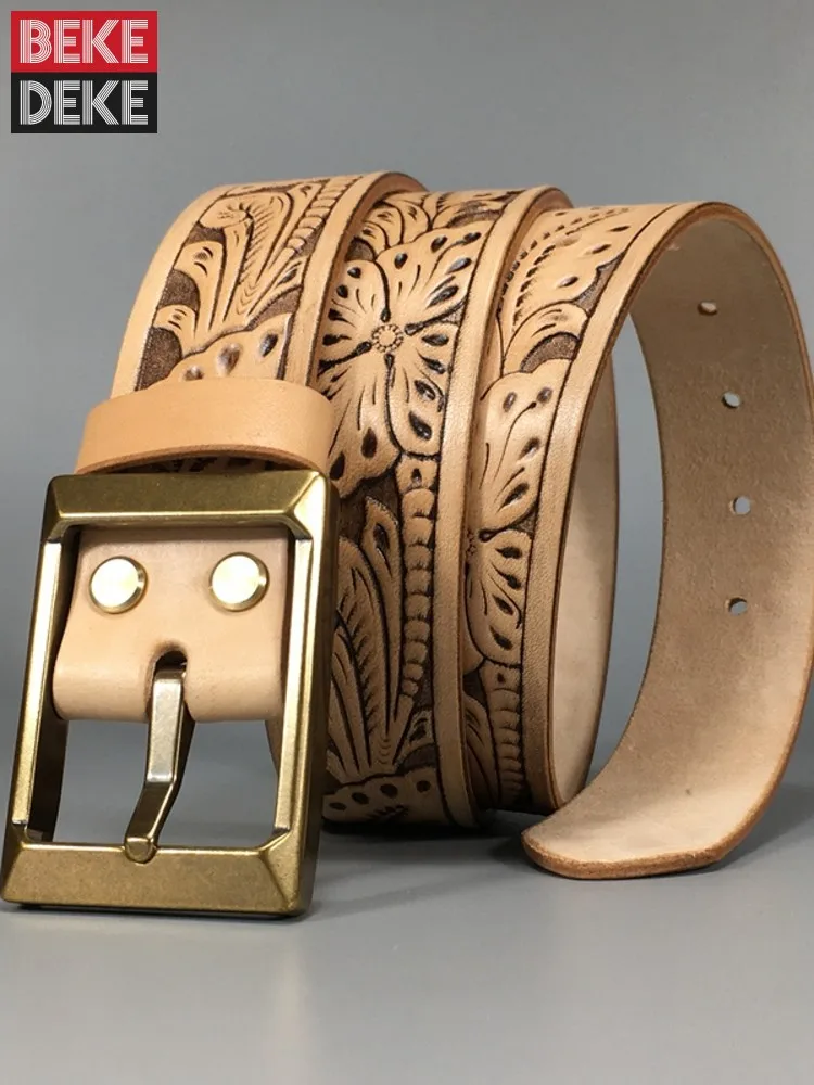 Vintage Men Wing Tip Cowhide Brass Buckle Belt Casual Strap For Pants Pin Buckle Genuine Leather Belts Male Waistband
Vintage Men Wing Tip Cowhide Brass Buckle Belt Casual Strap For Pants Pin Buckle Genuine Leather Belts Male Waistband
