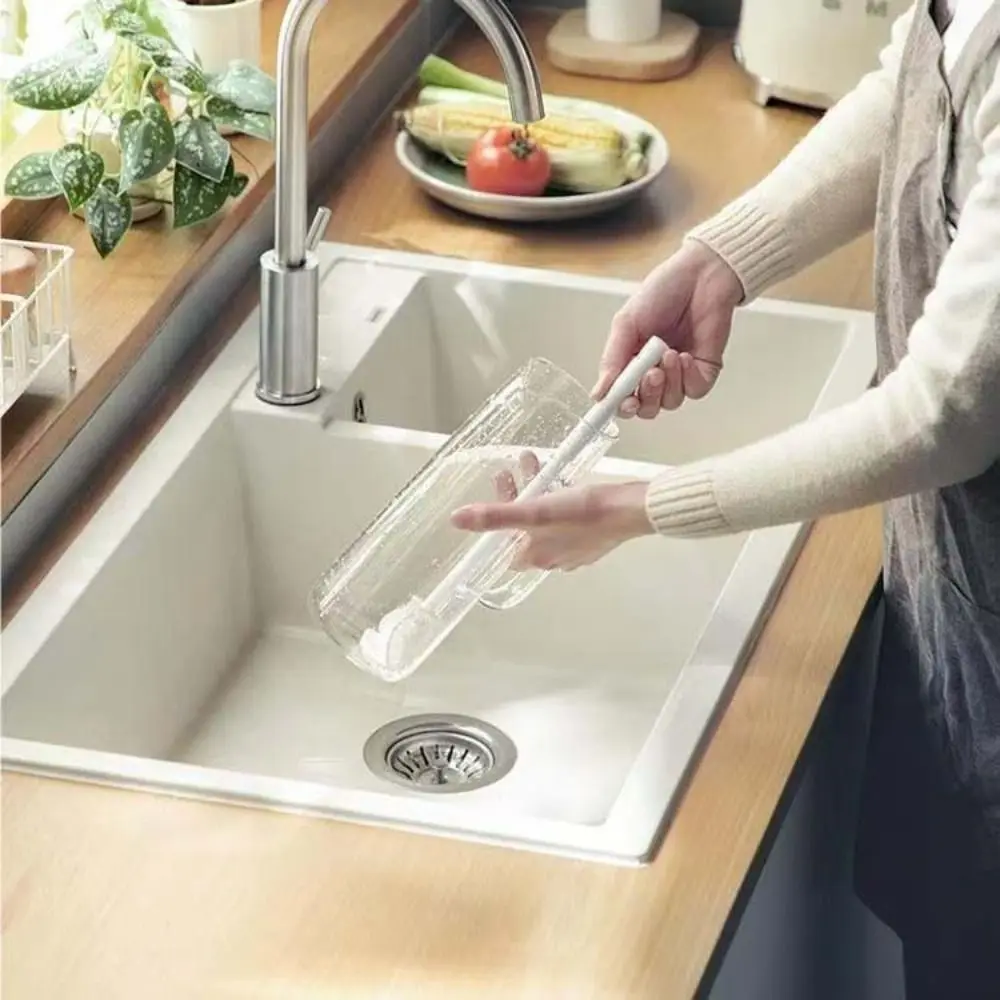 Without Blind Side Soft Head Bottle Brush Silicone Pacifier Nipple Bottle Cleaning Brush Water Bottle Cleaner Handheld
Without Blind Side Soft Head Bottle Brush Silicone Pacifier Nipple Bottle Cleaning Brush Water Bottle Cleaner Handheld