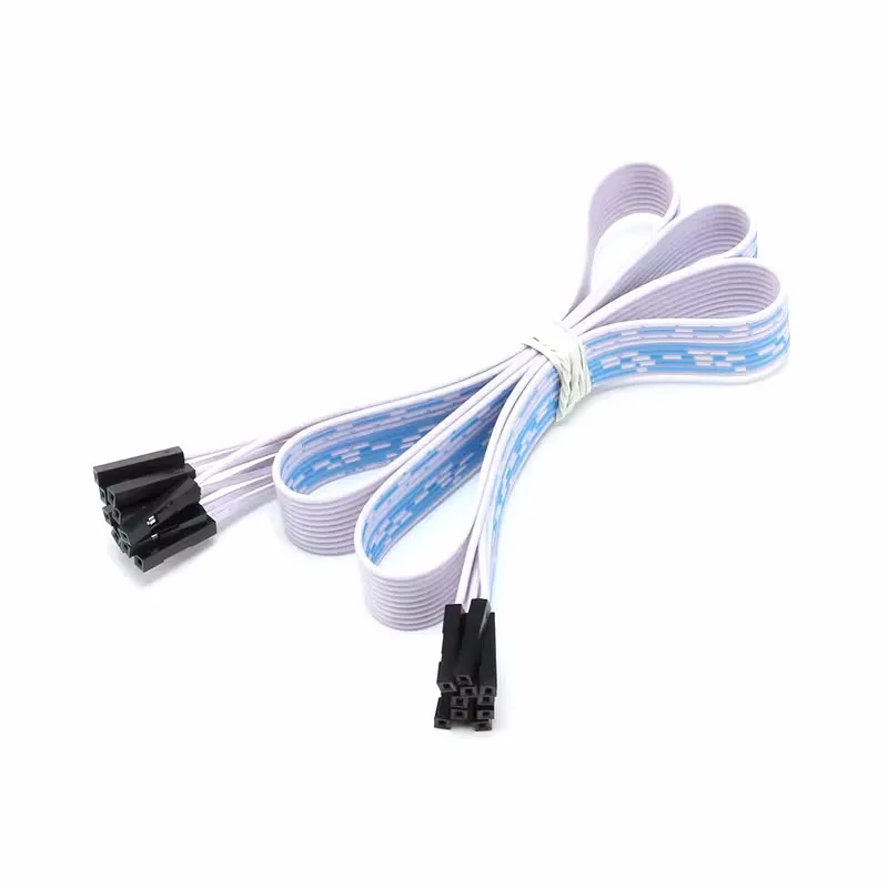 10PCS 60CM long 10P double headed DuPont 1P rubber shell DuPont line 24 # blue and white ribbon cable
10PCS 60CM long 10P double headed DuPont 1P rubber shell DuPont line 24 # blue and white ribbon cable