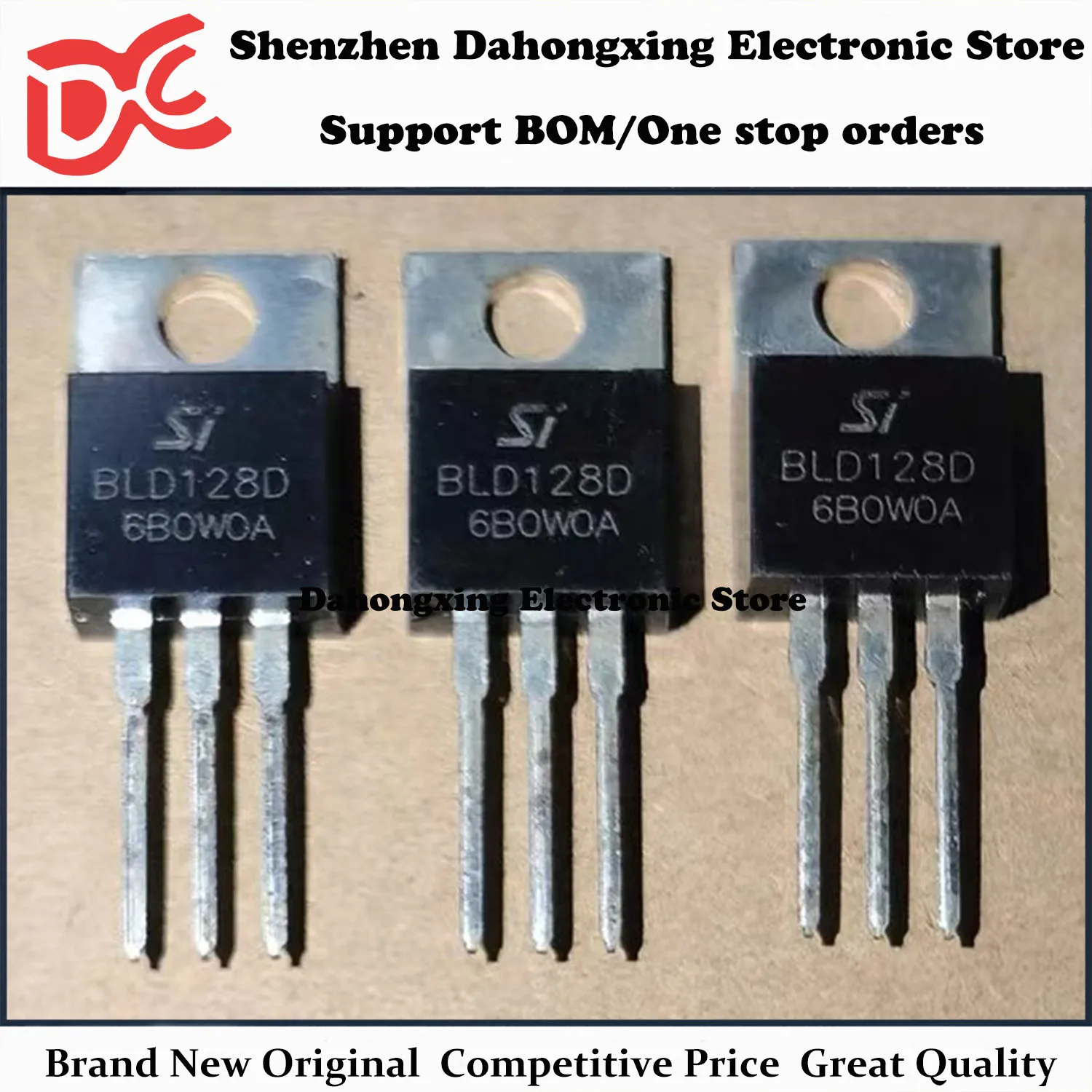 New Original 10Pcs BLD128D TO-220 5A 400V Powerful Transistor Electronic Components Great Quality
New Original 10Pcs BLD128D TO-220 5A 400V Powerful Transistor Electronic Components Great Quality