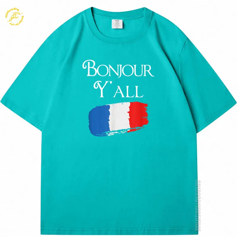 2025 100% Cotton Man Tshirt Bonjour Y'All Funny French Flag Shirt France Lover Gift Oversized T-Shirt 반팔 Топ Ropa Short Sleeve
2025 100% Cotton Man Tshirt Bonjour Y'All Funny French Flag Shirt France Lover Gift Oversized T-Shirt 반팔 Топ Ropa Short Sleeve