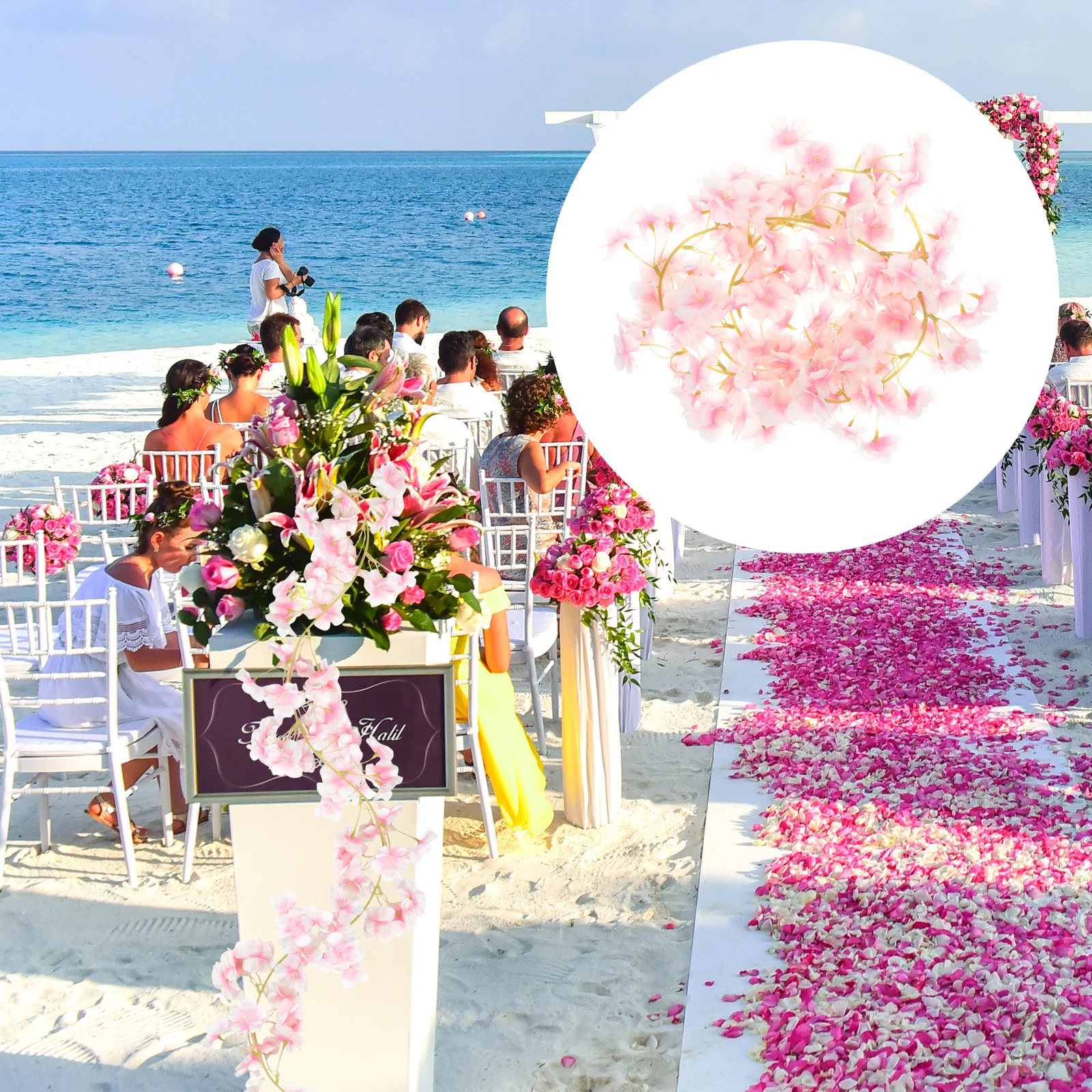 Rattan Artificial Flower Vine 3M Lightweight Pendant for Wall Door Decor Party Photo Prop Home Festival Decoration
Rattan Artificial Flower Vine 3M Lightweight Pendant for Wall Door Decor Party Photo Prop Home Festival Decoration