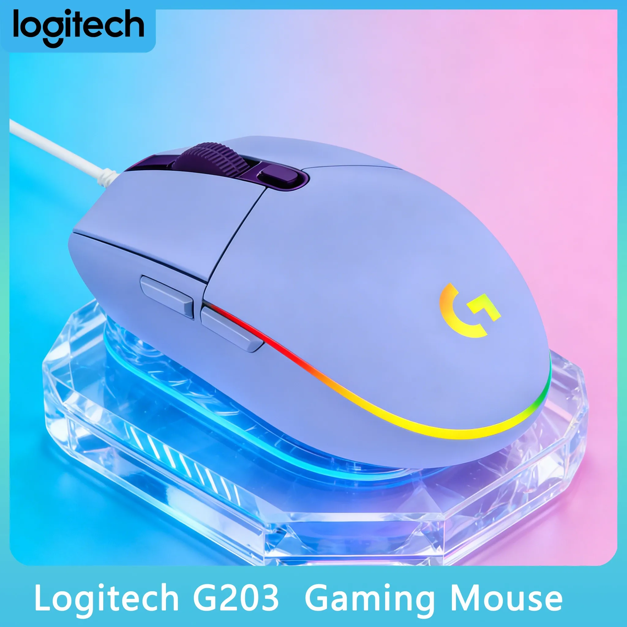 1000Hz Polling Rate Logitech G203 Smooth Response for Esports
1000Hz Polling Rate Logitech G203 Smooth Response for Esports