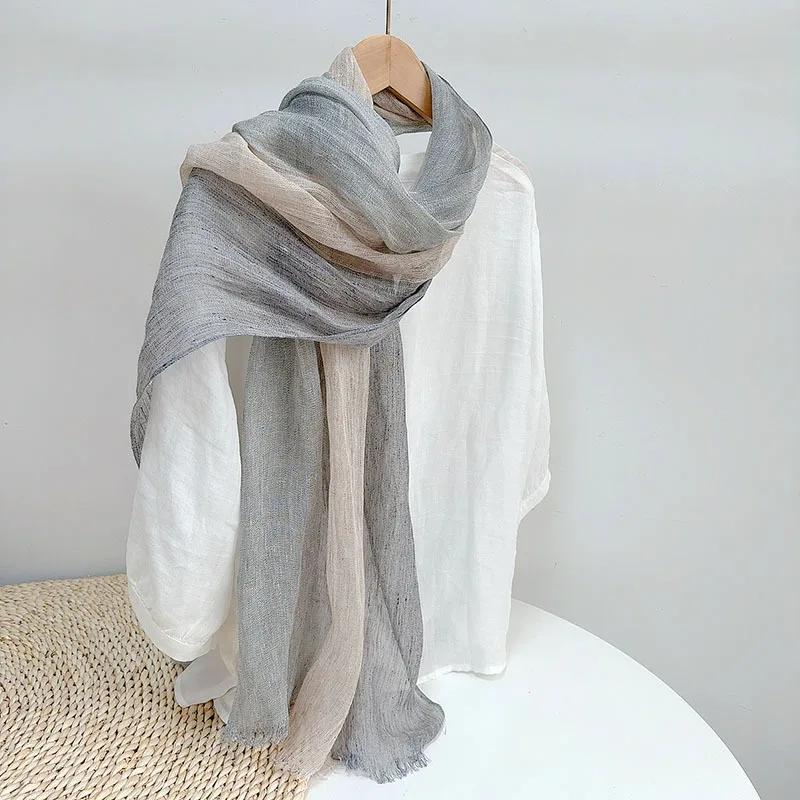 Scarf Women Summer Linen Long Breathable Accessory For Spring Autumn Holiday Gift
Scarf Women Summer Linen Long Breathable Accessory For Spring Autumn Holiday Gift