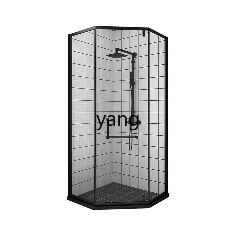 YHM household bathroom dry and wet separation partition glass door as a whole
YHM household bathroom dry and wet separation partition glass door as a whole