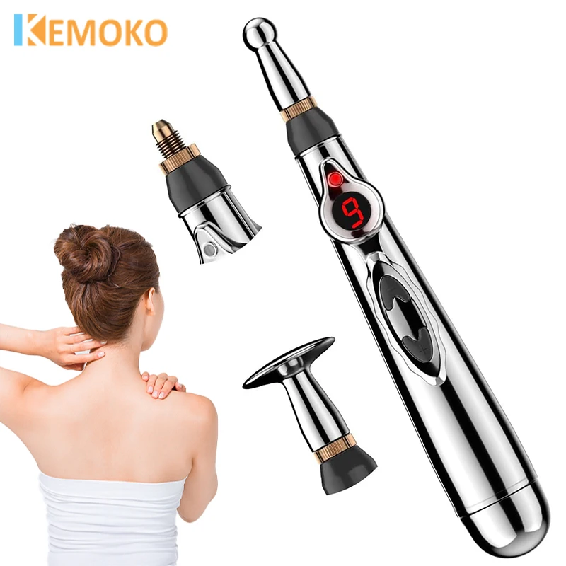 Electric Acupuncture Point Massage Pen Laser Therapy Pain Relief Electronic Meridian Energy Pen Body Head Back Neck Leg Massager
Electric Acupuncture Point Massage Pen Laser Therapy Pain Relief Electronic Meridian Energy Pen Body Head Back Neck Leg Massager