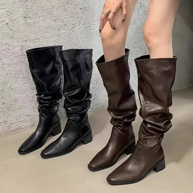 Stretch Soft Leather Women Over the Knee High Boots Fashion Pointed Toe Shoes Autumn Winter Thick Heel Ladies Long Booties
Stretch Soft Leather Women Over the Knee High Boots Fashion Pointed Toe Shoes Autumn Winter Thick Heel Ladies Long Booties