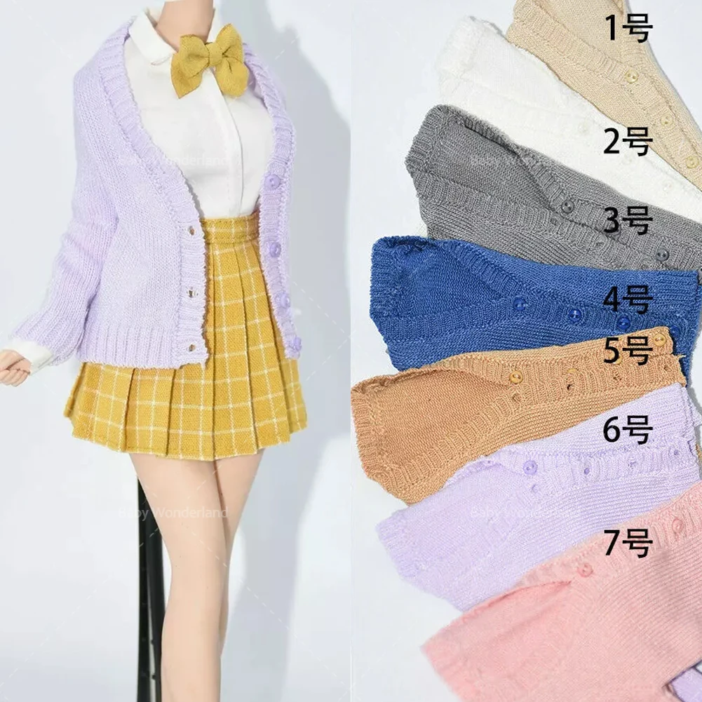 Customized 1/6 Girl JK Sweater Coat Cute Japanese Cardigan Clothes Model Fit 12''PH TBL Female Soldier Action Figure Body
Customized 1/6 Girl JK Sweater Coat Cute Japanese Cardigan Clothes Model Fit 12''PH TBL Female Soldier Action Figure Body