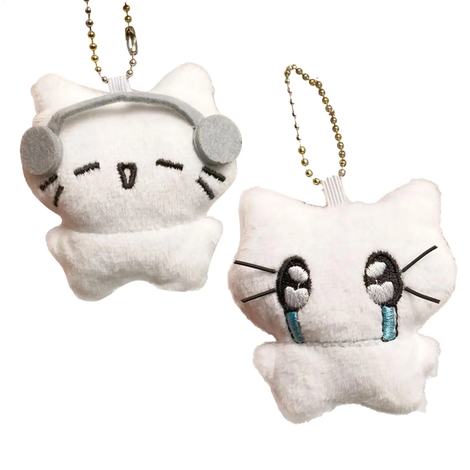 Cute Headphones Kitten Couple Keychain Mini Headphones Cat Doll Plush Keyring Cartoon Dog Bee Bag Pendant Charms Backpack Decor
Cute Headphones Kitten Couple Keychain Mini Headphones Cat Doll Plush Keyring Cartoon Dog Bee Bag Pendant Charms Backpack Decor