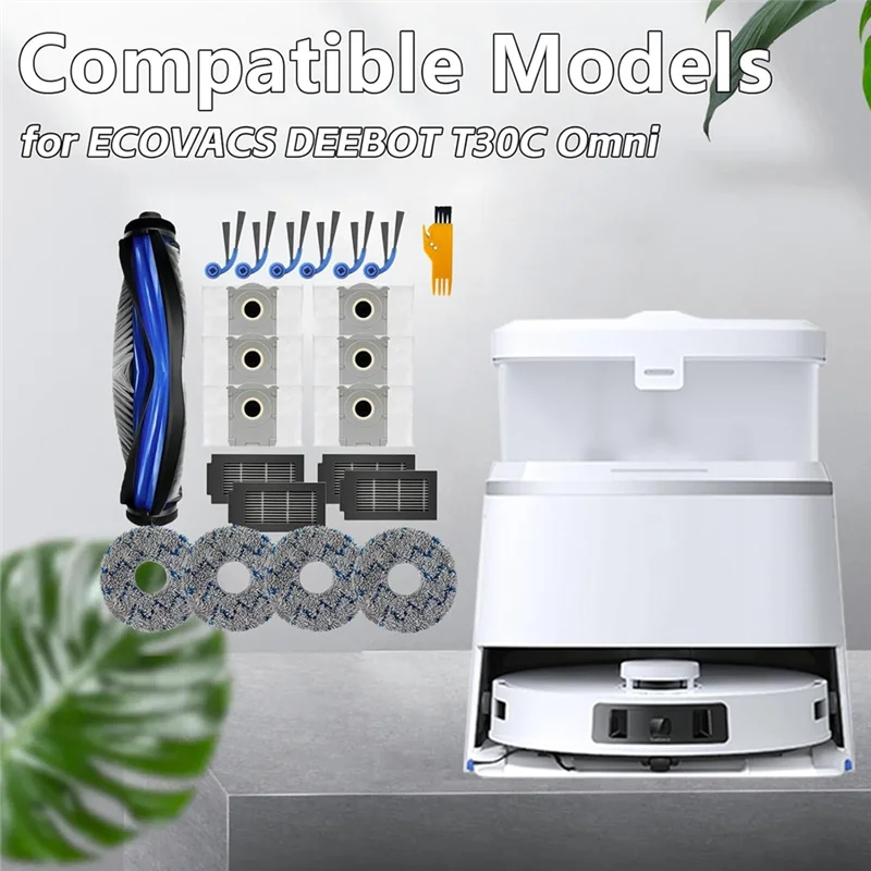 【ELATED】For Ecovacs Deebot T30C Omni/T30C Replacement Parts& Accessories For Robot Vacuum Cleaner
【ELATED】For Ecovacs Deebot T30C Omni/T30C Replacement Parts& Accessories For Robot Vacuum Cleaner