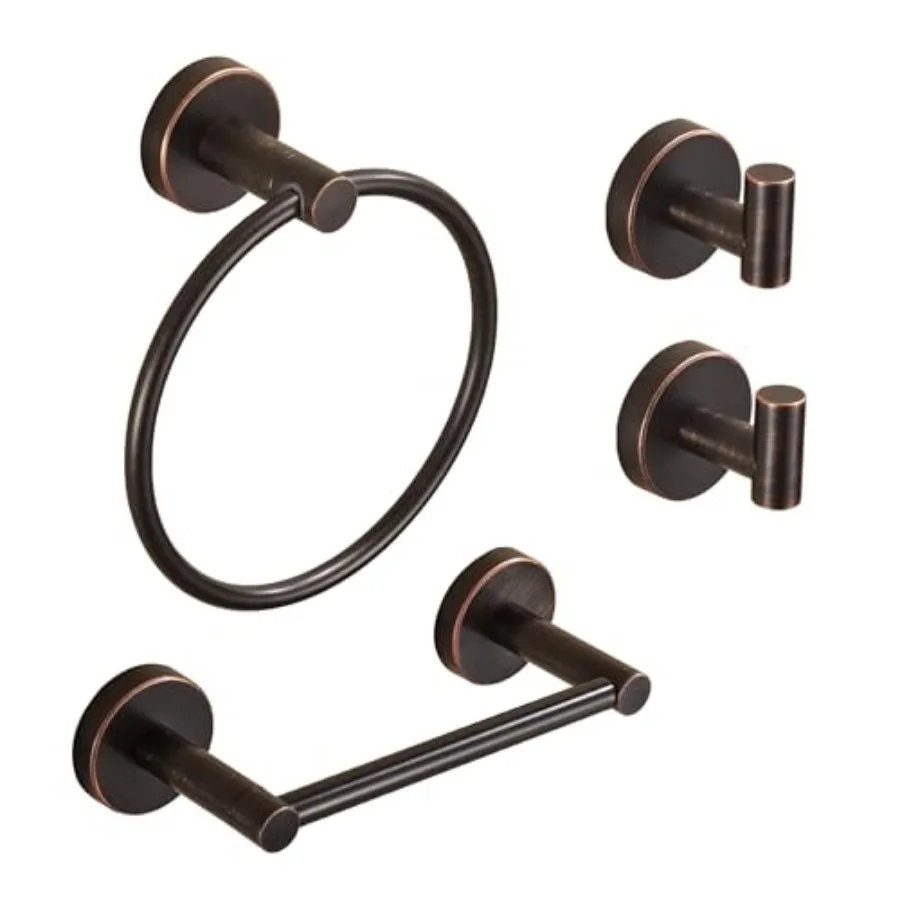 Bronze Bathroom Hardware Set, Tet Paper Holder Towel Ring Robe Hooks Wall Mount Hand Towel Holder Bath Accessories Stainless St
Bronze Bathroom Hardware Set, Tet Paper Holder Towel Ring Robe Hooks Wall Mount Hand Towel Holder Bath Accessories Stainless St