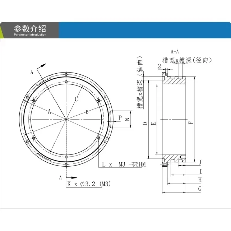 (1PC)Sealed cabin flange watertight flange acrylic pipe flange ROV underwater machine