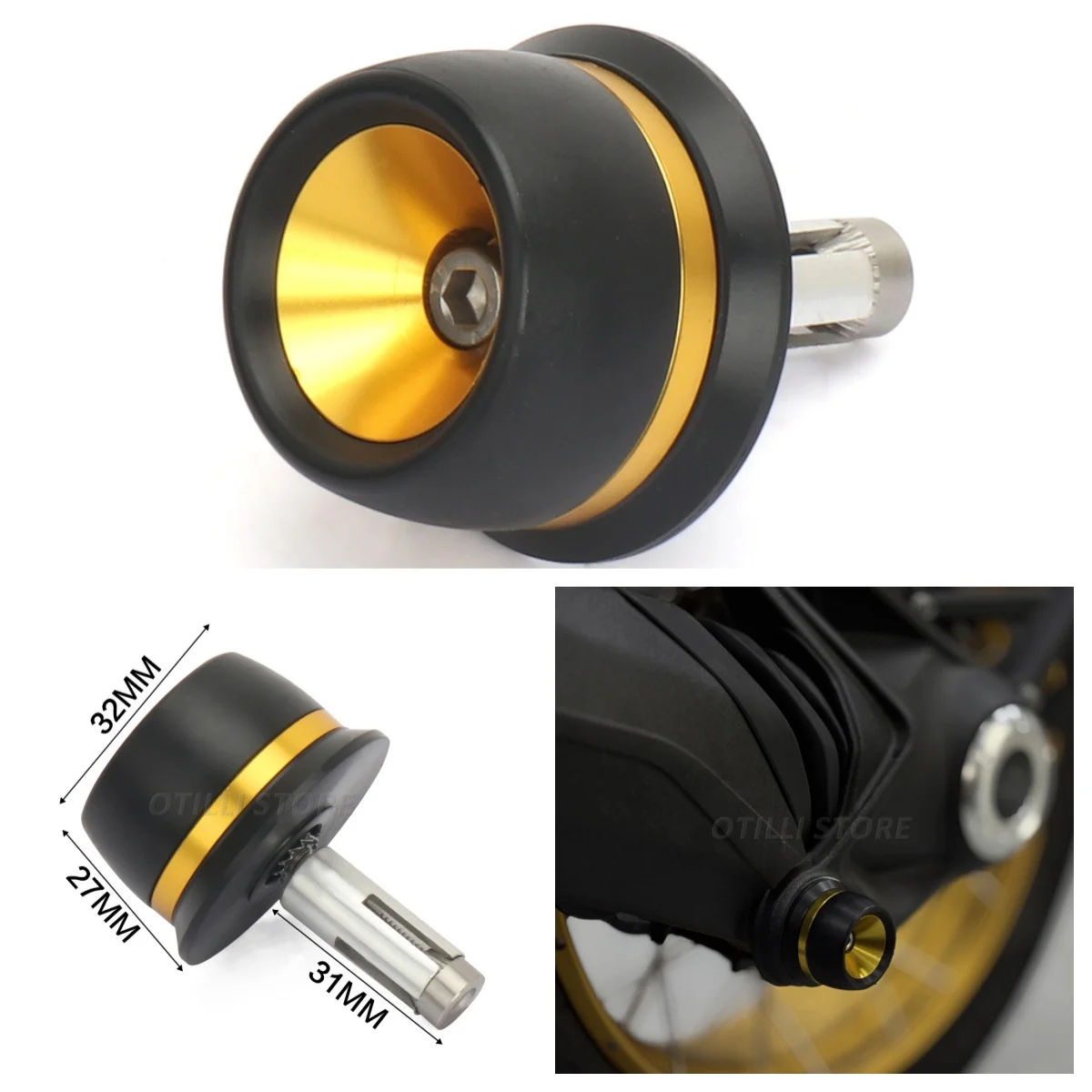 Motorcycle Crash Protector Pad Front Fork Slider Cup Wheel Protection For BMW R1300GS Adventure R 1300 GS ADV R1300GSA 2023-2025
Motorcycle Crash Protector Pad Front Fork Slider Cup Wheel Protection For BMW R1300GS Adventure R 1300 GS ADV R1300GSA 2023-2025