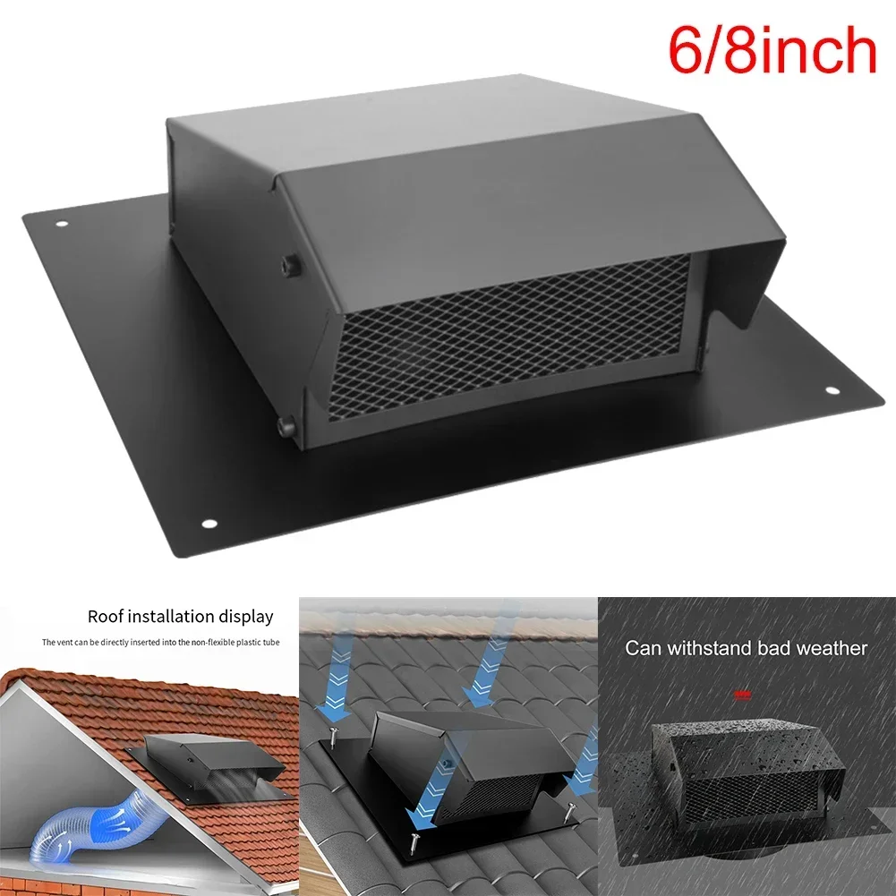 Home Ventilation 6inch Dryer Vent Cover Removable Roof Vent Flexible Hose Compatibility Rust Resistant Coating
Home Ventilation 6inch Dryer Vent Cover Removable Roof Vent Flexible Hose Compatibility Rust Resistant Coating