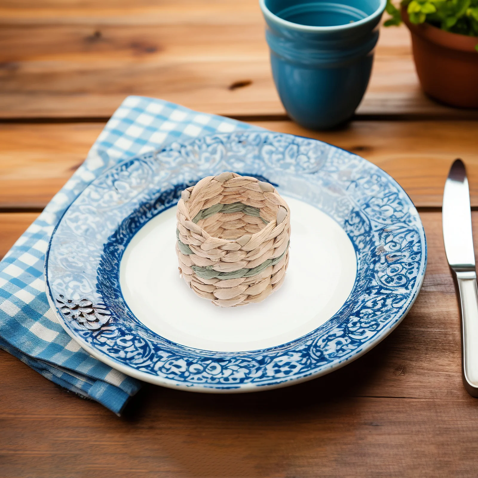 6Pcs Rustic Napkin Rings Woven Farmhouse Style Decorative Serviette Holders Wedding Table Banquet Dinner Party
6Pcs Rustic Napkin Rings Woven Farmhouse Style Decorative Serviette Holders Wedding Table Banquet Dinner Party