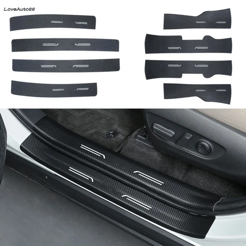 Carbon Fiber Interior Exterior Threshold Door Sill Decoration Strip Welcome Pedal For Toyota RAV4 RAV-4 XA50 2022 2019 2020 2021
Carbon Fiber Interior Exterior Threshold Door Sill Decoration Strip Welcome Pedal For Toyota RAV4 RAV-4 XA50 2022 2019 2020 2021