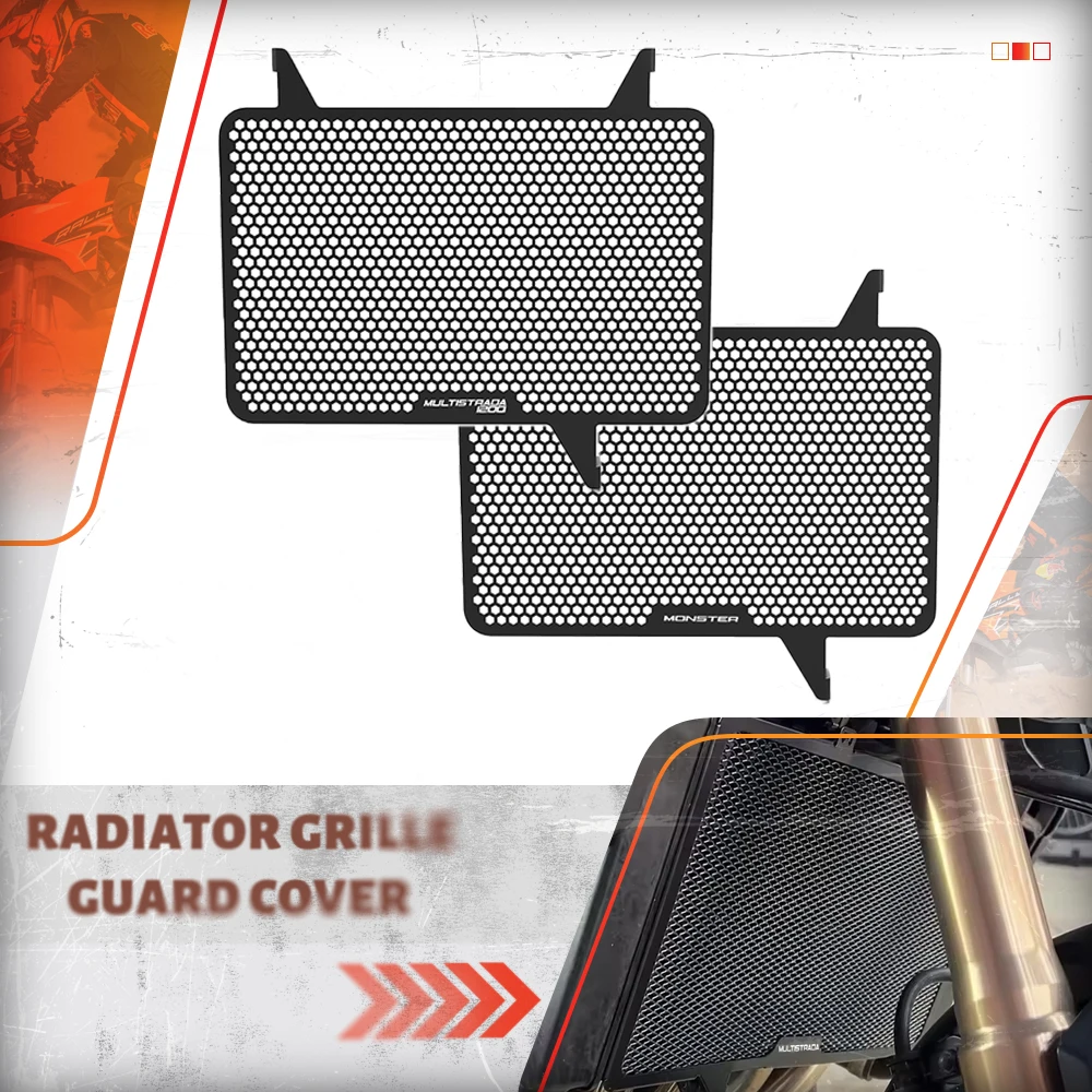 For Ducati Multistrada 1200/1200S Motorcycle Accessories Radiator Guard And Engine Guard Protector 2010 2011 2012 2013 2014