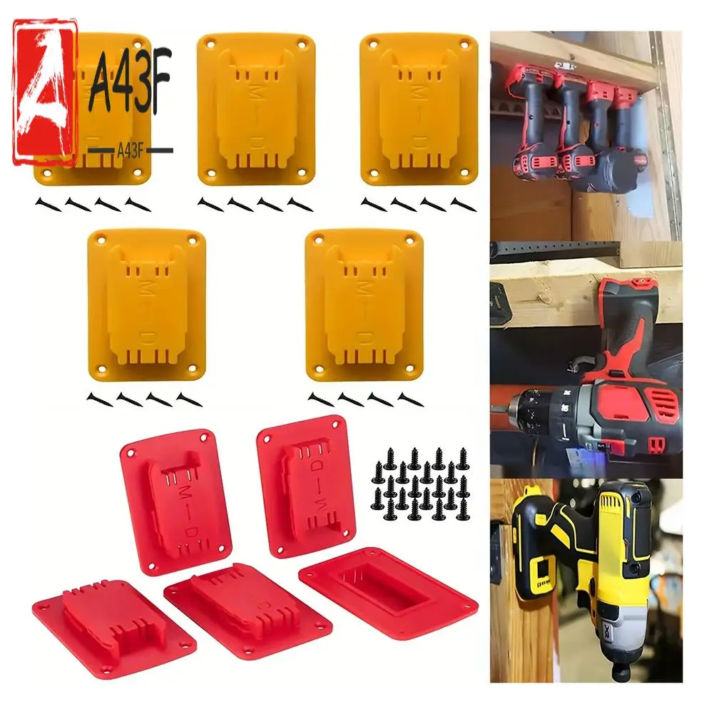 A43F-5 Packs Tool Holder Mount For M18 Tool,Also Fit For 20V, 12V Drill Holder,Hanger
A43F-5 Packs Tool Holder Mount For M18 Tool,Also Fit For 20V, 12V Drill Holder,Hanger