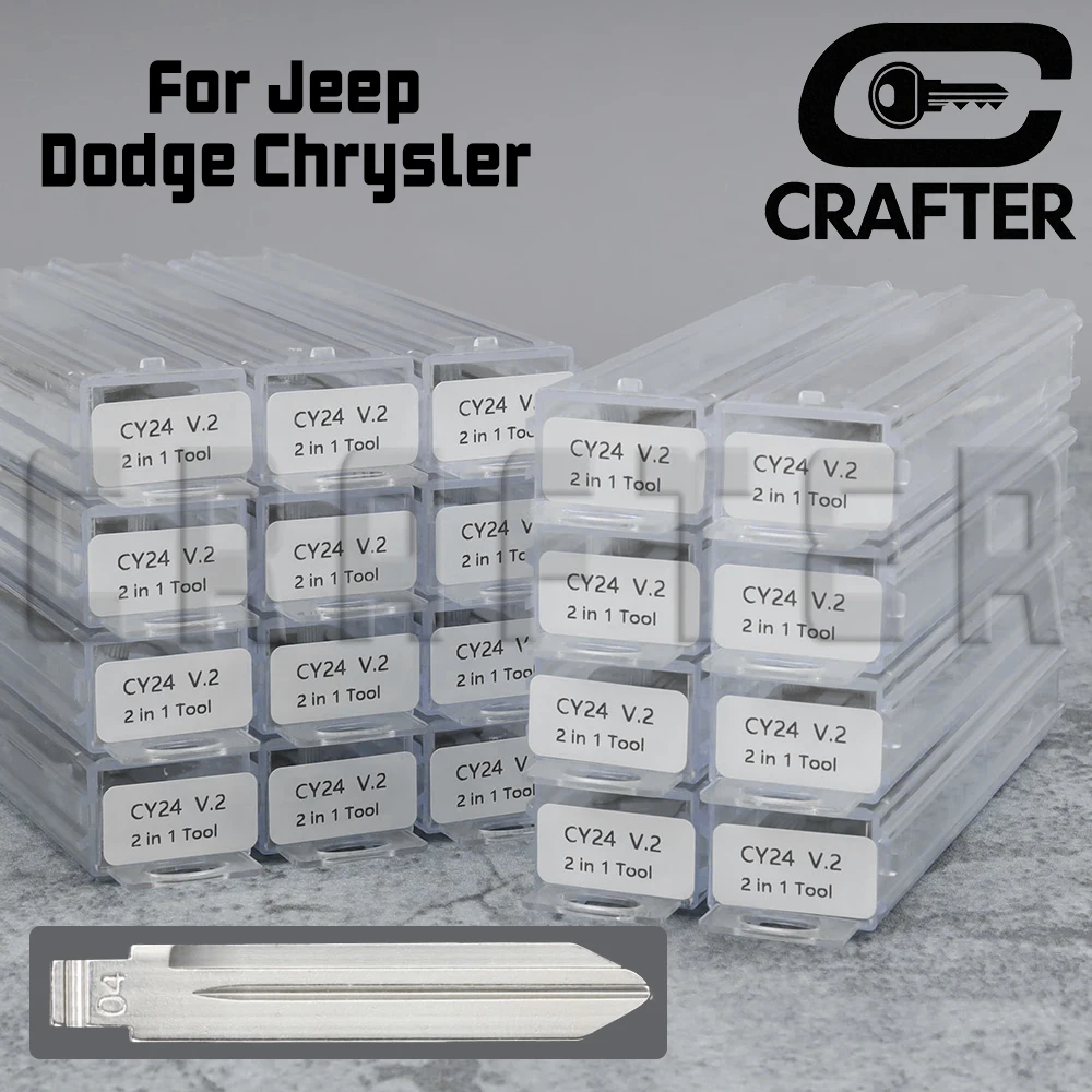 Ключ Crafters LISHI Tool 2 в 1 CY24 V.2 для Chrysler Jeep Dodge Blade # 04
Ключ Crafters LISHI Tool 2 в 1 CY24 V.2 для Chrysler Jeep Dodge Blade # 04