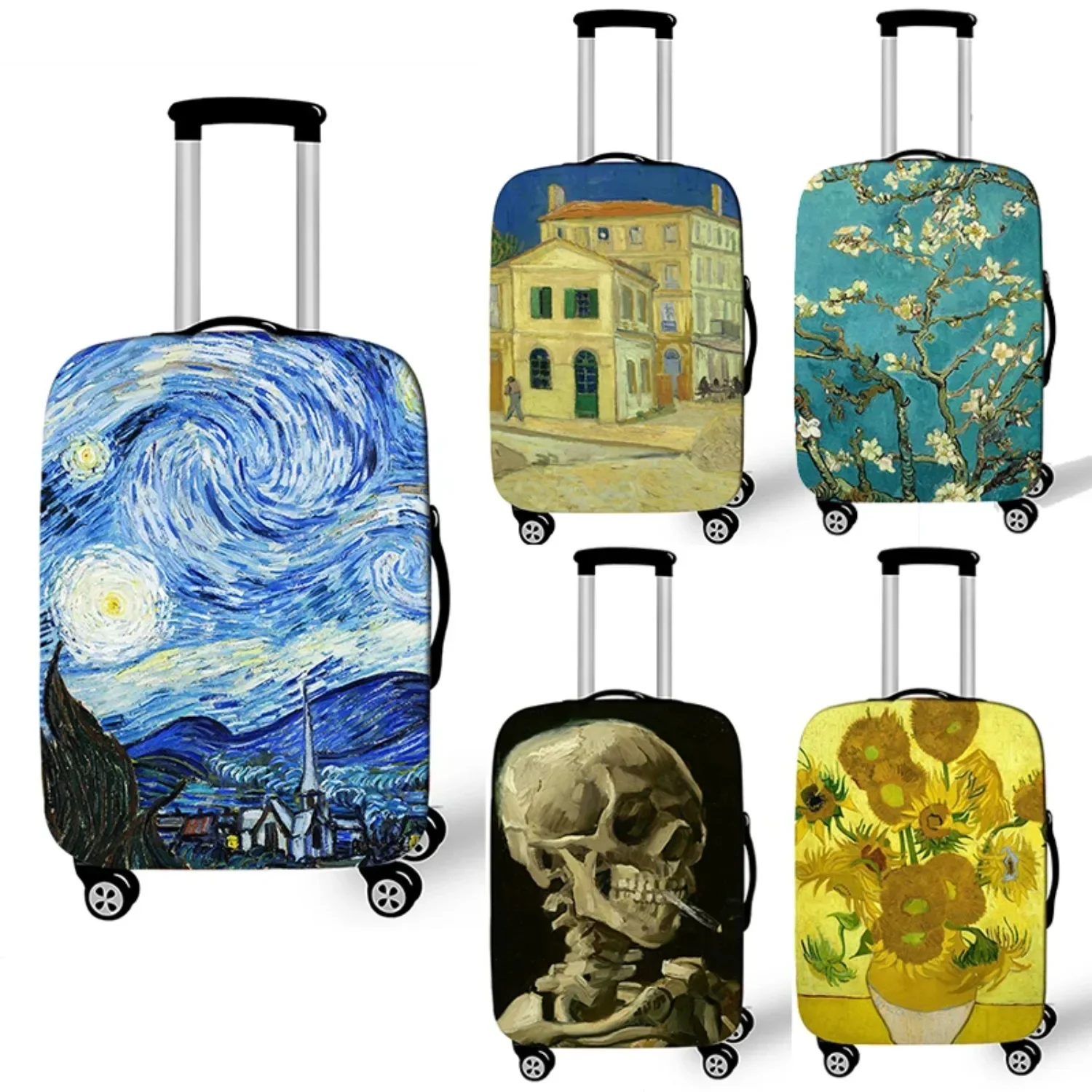 Oil Painting Starry Night / Water Lilies / Tears Kiss Luggage Cover for Travel Van Gogh Gustav Klimt Claude Monet Suitcase Cover
Oil Painting Starry Night / Water Lilies / Tears Kiss Luggage Cover for Travel Van Gogh Gustav Klimt Claude Monet Suitcase Cover