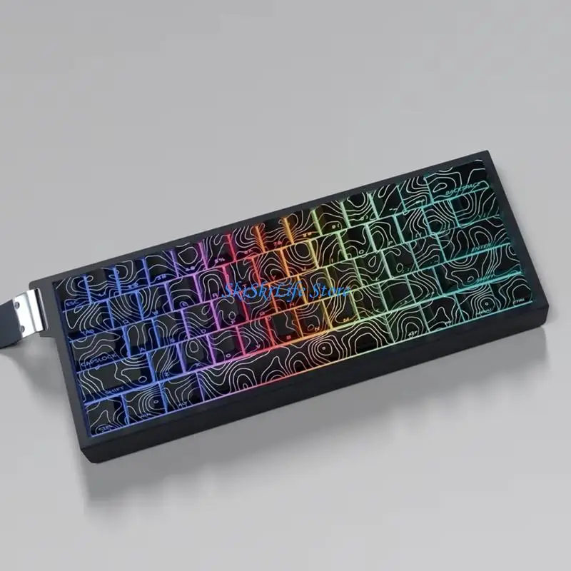 E65E Elegant Translucents Side Print Backlit Keycap 64/74Pcs Contour3.0 Comfort Original Profile for Mechanical Keyboards
E65E Elegant Translucents Side Print Backlit Keycap 64/74Pcs Contour3.0 Comfort Original Profile for Mechanical Keyboards