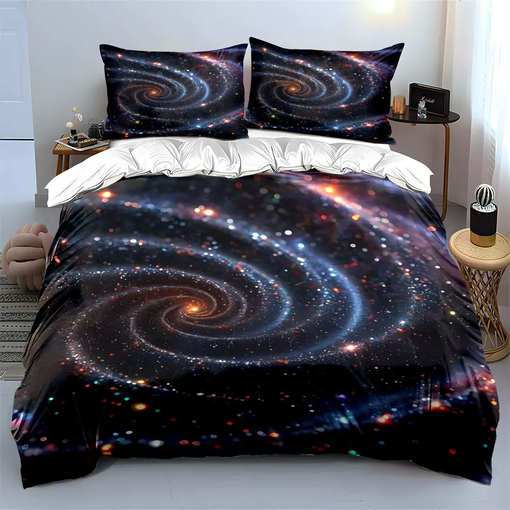 Galaxy-Themed Three-Piece Set Decor Multiple sizes kid's and adults' bedroom Exquisite 3PC bedding set, gift
Galaxy-Themed Three-Piece Set Decor Multiple sizes kid's and adults' bedroom Exquisite 3PC bedding set, gift