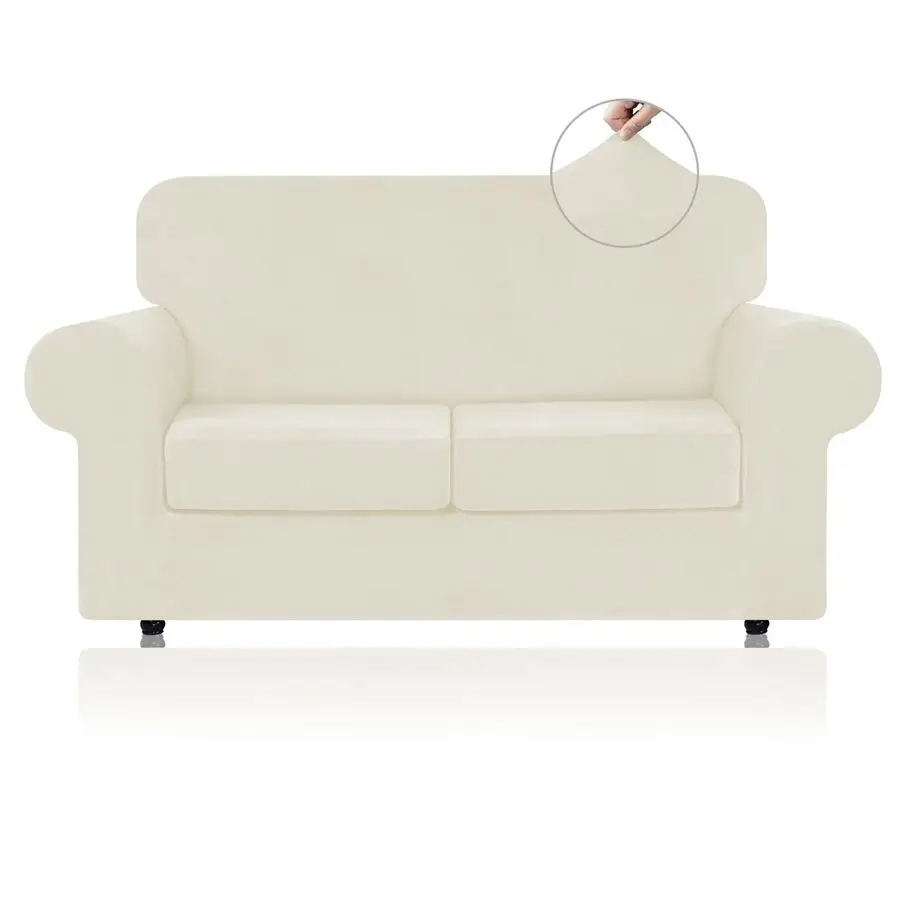 Велюровые чехлы для дивана на 2-х местный диван, высокоэластичные, роскошные, плюшевые, 3-х частные, с эластичным низом, для мебели
Велюровые чехлы для дивана на 2-х местный диван, высокоэластичные, роскошные, плюшевые, 3-х частные, с эластичным низом, для мебели