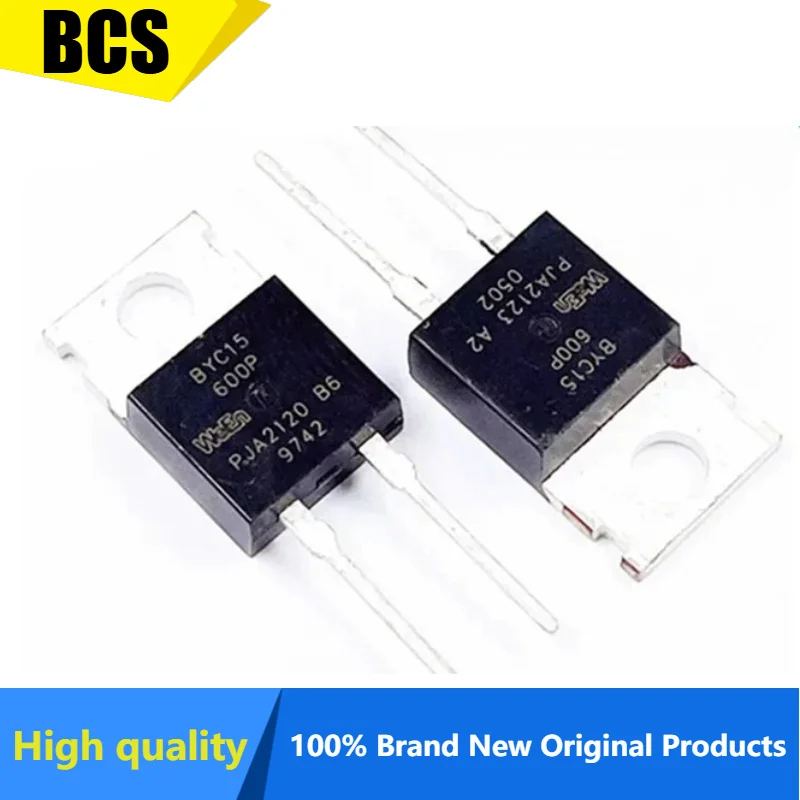 10/100PCS BYC15-600P BYC15 15-600P TO220 Diode Original Bulk Stock Bestselling item fast shipping Original stock
10/100PCS BYC15-600P BYC15 15-600P TO220 Diode Original Bulk Stock Bestselling item fast shipping Original stock