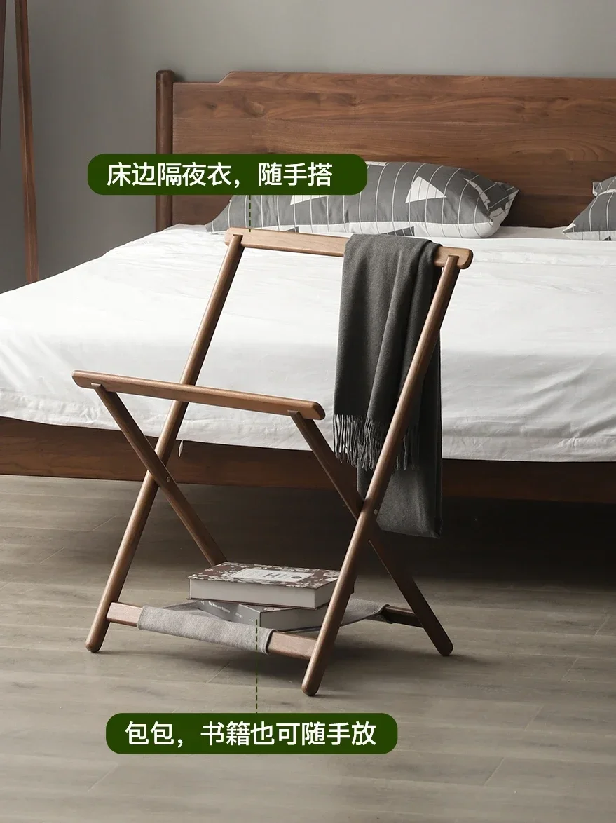 Black walnut coat rack Solid wood pants rack hanger Floor to ceiling bedroom Modern simple folding home indoor hanger
Black walnut coat rack Solid wood pants rack hanger Floor to ceiling bedroom Modern simple folding home indoor hanger