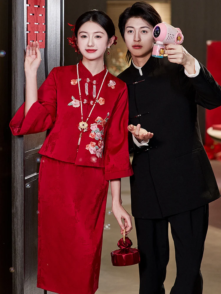 New Chinese Sle Wedding Dr Xionghe Suit Large Size for plus Size Brides Beautiful Marriage Ceremony Dr Ele
New Chinese Sle Wedding Dr Xionghe Suit Large Size for plus Size Brides Beautiful Marriage Ceremony Dr Ele