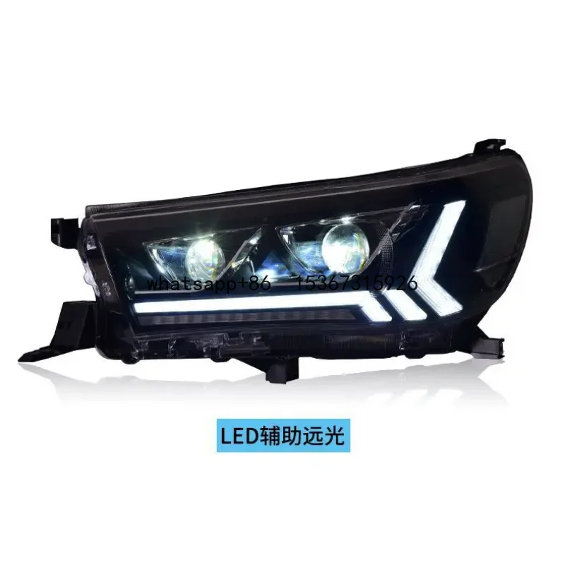 New Front Lamp Wholesale High Quality car headlight For Toyota Hilux/Vigo 2016-2019 Plug and play Full LED head lamp
New Front Lamp Wholesale High Quality car headlight For Toyota Hilux/Vigo 2016-2019 Plug and play Full LED head lamp
