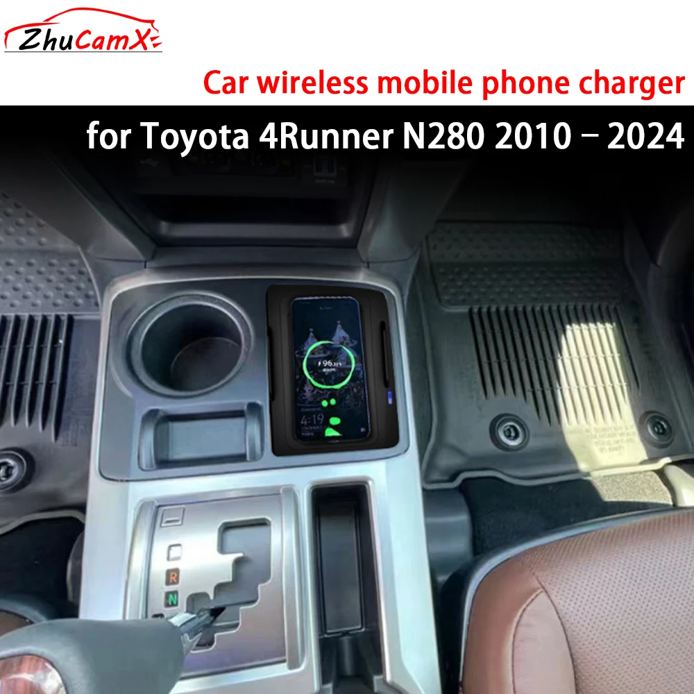 for Toyota 4Runner N280 2010–2024 Center Console Storage Wireless Mobile Phone Charger QI 18W iPhone Magsafe Fast Charging Panel
for Toyota 4Runner N280 2010–2024 Center Console Storage Wireless Mobile Phone Charger QI 18W iPhone Magsafe Fast Charging Panel